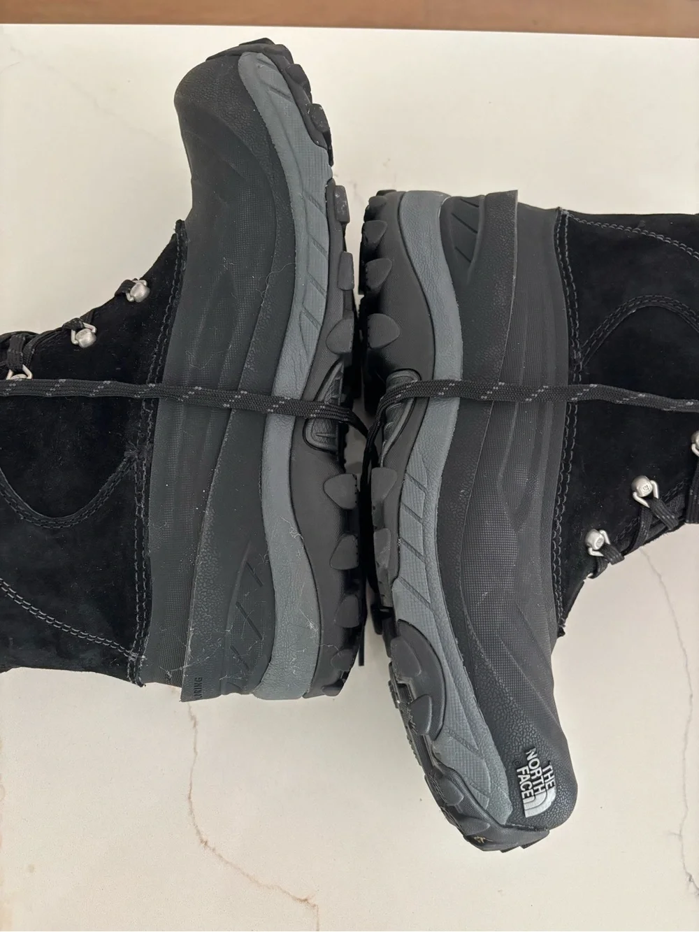 The North Face Black Waterproof Insulated Snow Boots Mens US Size 10